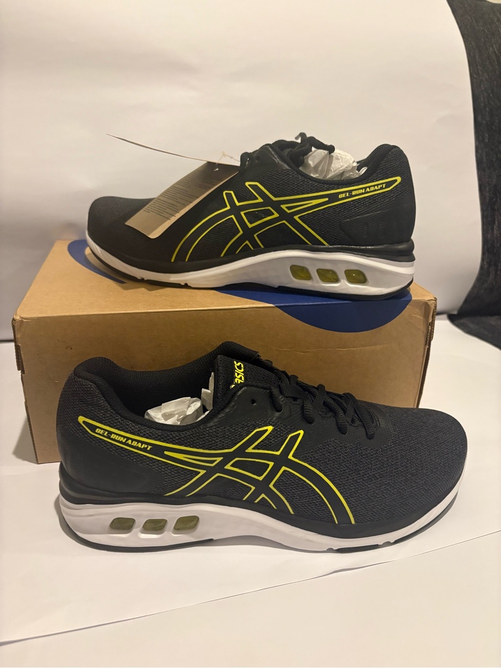 ASICS Men's GEL-Contend Running Shoes - Black/Yellow size8